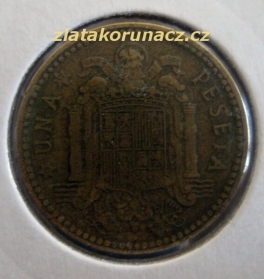 Španělsko - 1 peseta 1947 (53)