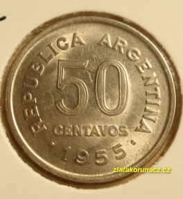 Argentina - 50 centavos 1955 