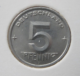 Německo (DDR) - 5 pfennig 1952 A