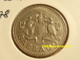 Barbados - 25 Cents 1978