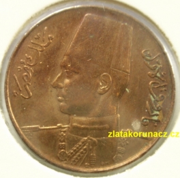 Egypt - 1millieme 1938 bronz