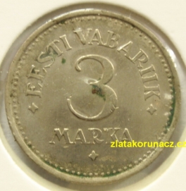 Estonsko - 3 marka 1922