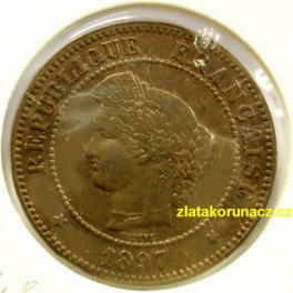 Francie - 5 centimes 1897 A