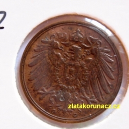 Německo - 2 Reich Pfennig 1912 G