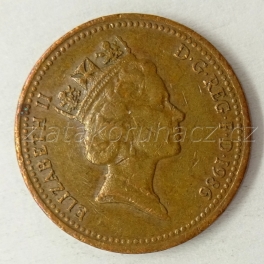 Anglie - 1 Penny 1986