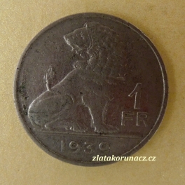 Belgie - 1 Frank  1939  Belgie