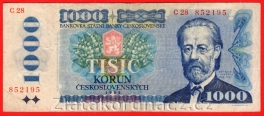 Československo - 1000 korun 1985 C 28