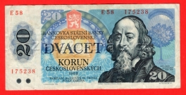 Československo - 20 Korun - 1988 E 58