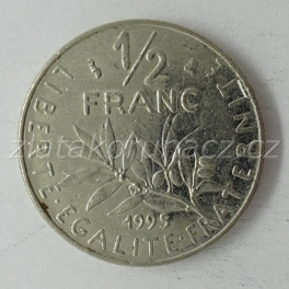 Francie - 1/2 franc 1995