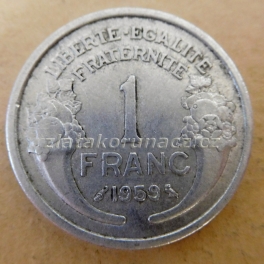 Francie - 1 franc 1959