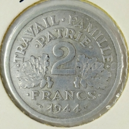 Francie - 2 francs 1944 