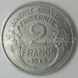 Francie - 2 francs 1945