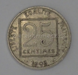 Francie - 25 centimes 1903