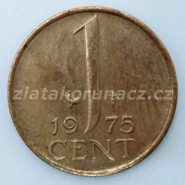 Holandsko - 1 cent 1975