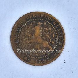 Holandsko - 1cent 1892