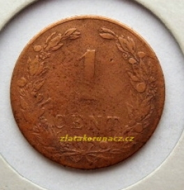 Holandsko - 1cent 1904