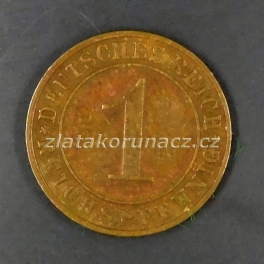 Německo - 1 Reichspfennig 1934 G