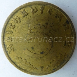 Německo - 5 Reichspfennig 1939 F