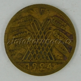 Německo - 5 Rentenpfennig 1924 F