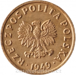 Polsko - 5 groszy 1949 bronz