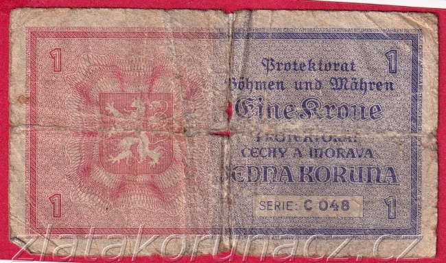 1 koruna 1940 C 048