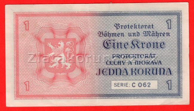 1 koruna 1940 C 062