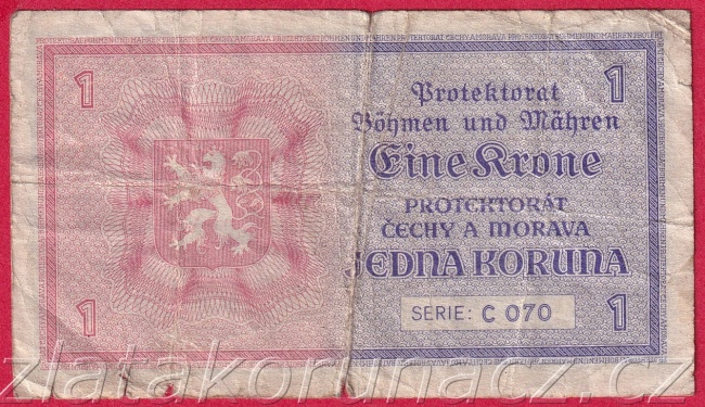 1 Koruna 1940 C 070