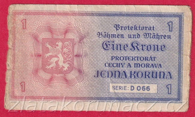 1 Koruna 1940 D 066