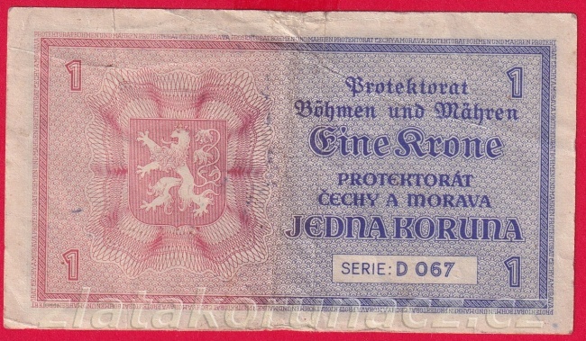 1 Koruna 1940 D 067