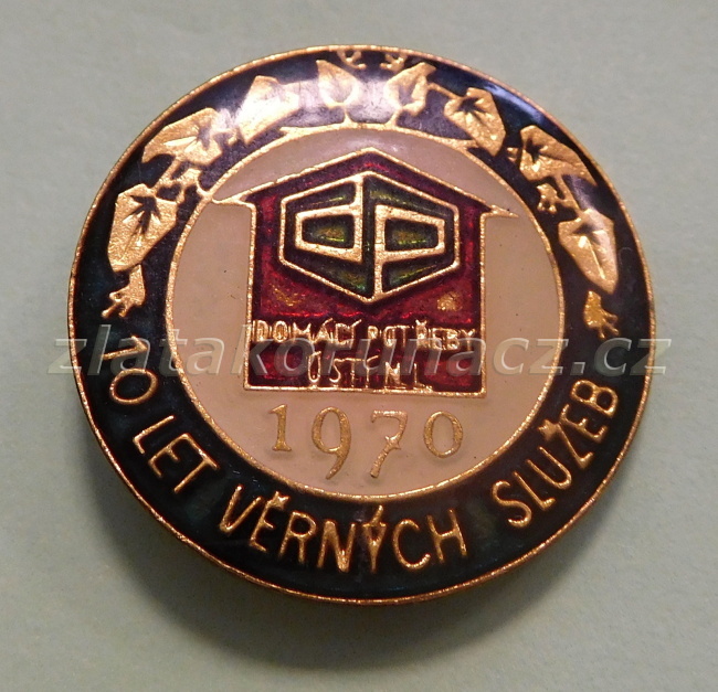 10 let věrných služeb 1970  III.