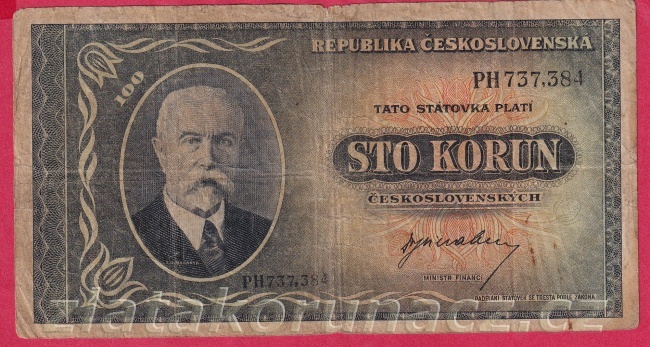 100 Kčs b.l.1945 PH