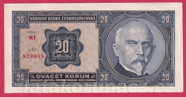 20 korun 1926 Rf