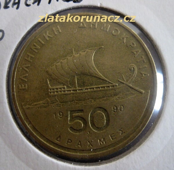 Řecko - 50 drachmes 1990