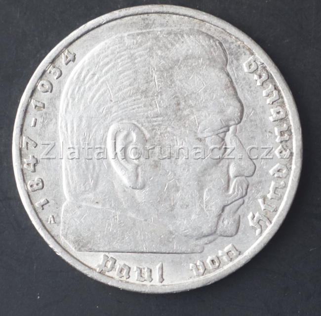 5 marka-1938 A