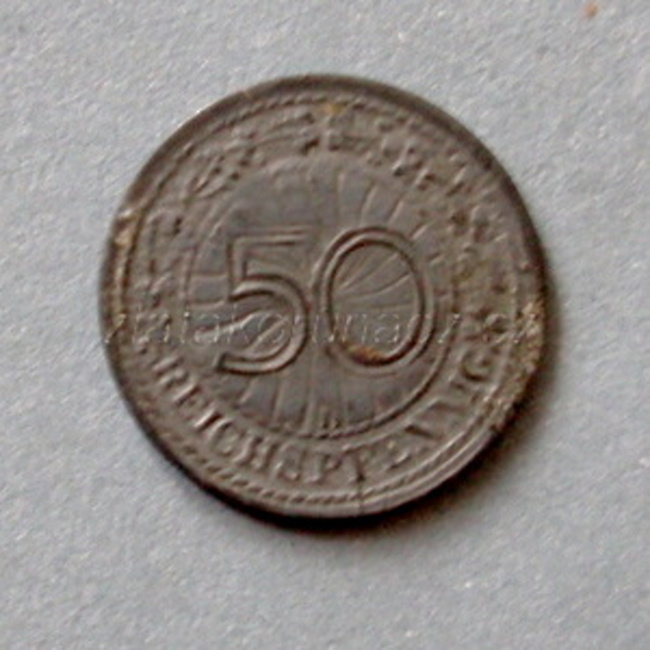 Německo-50 Reichspfenig 1930 D