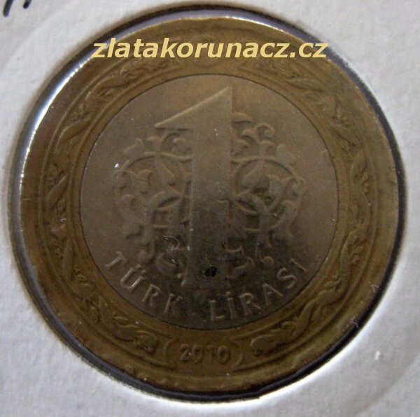 Turecko - 1 lira 2010