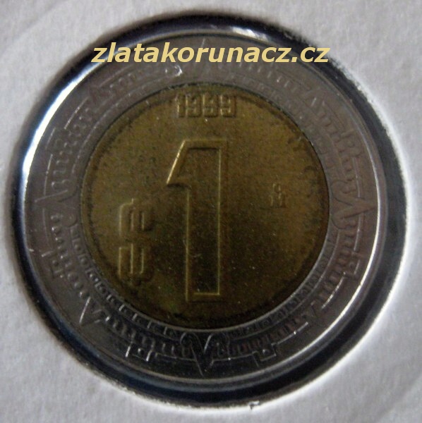 Mexiko -  1 peso 1999