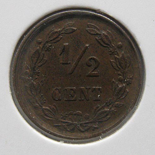 Holandsko - 1/2 cent 1894