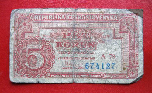 5 Kčs 1949 A 78