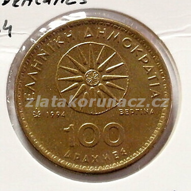 Řecko - 100 drachmes 1994