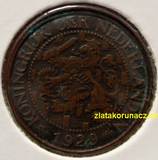 Holandsko - 1cent 1929