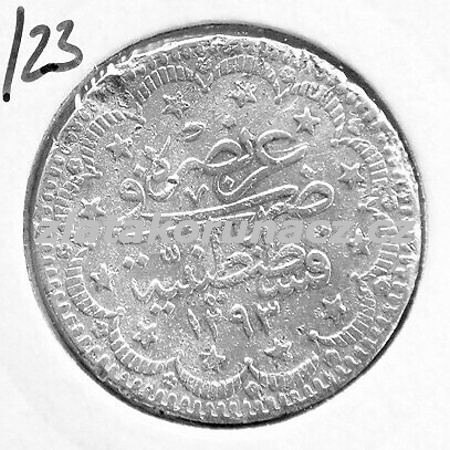 Turecko - 5 kurush 1293/23 (1897) - Abdul Hamid II.