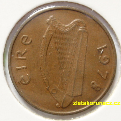 Irsko - 1 penny 1978