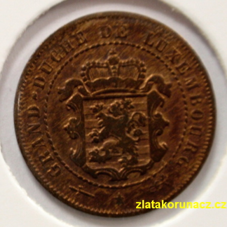 Luxembursko - 2 1/2 centimes 1854