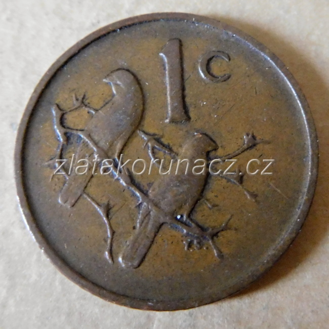 Afrika jižní (Jihoafrická rep.) - 1 cent 1966