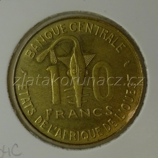 Afrika západní - 10 francs 1982