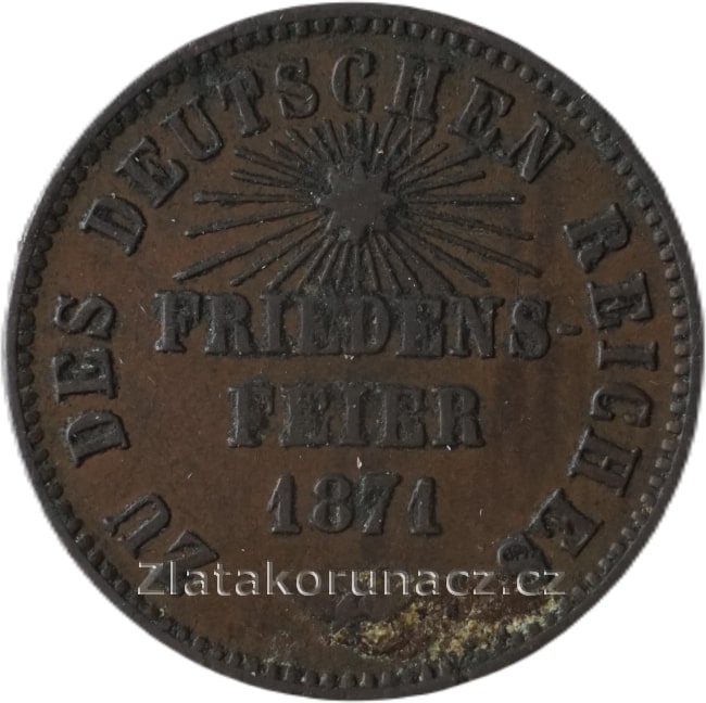 Baden - 1 Krejcar 1871 varianta 2