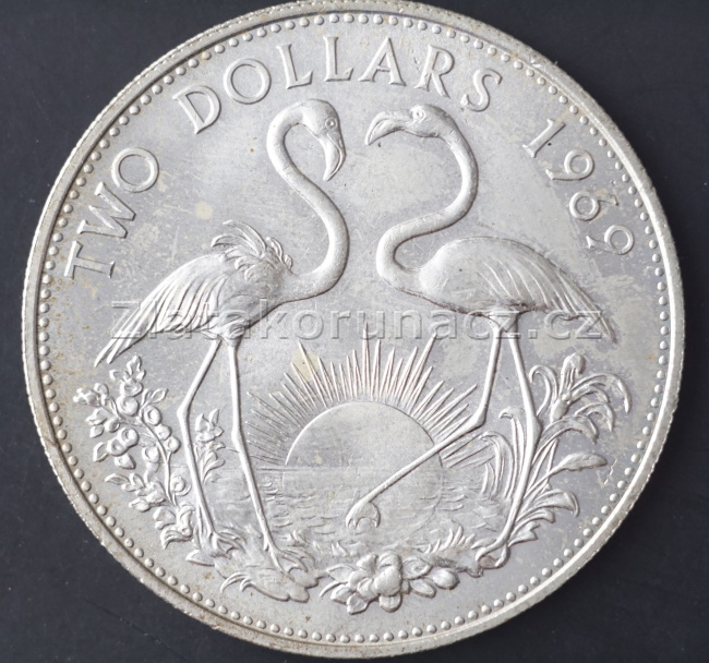 Bahamy - 2 dollars 1969