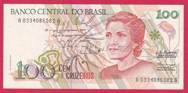 Brazílie - 100 Cruzeiros 1990