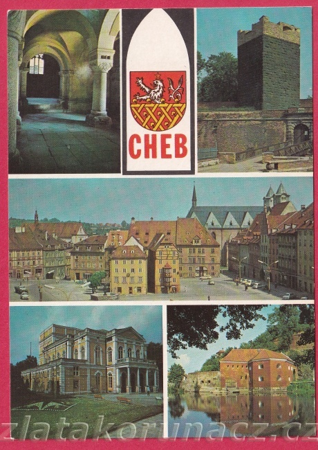 Cheb - Náměstí, Hrad, rybník